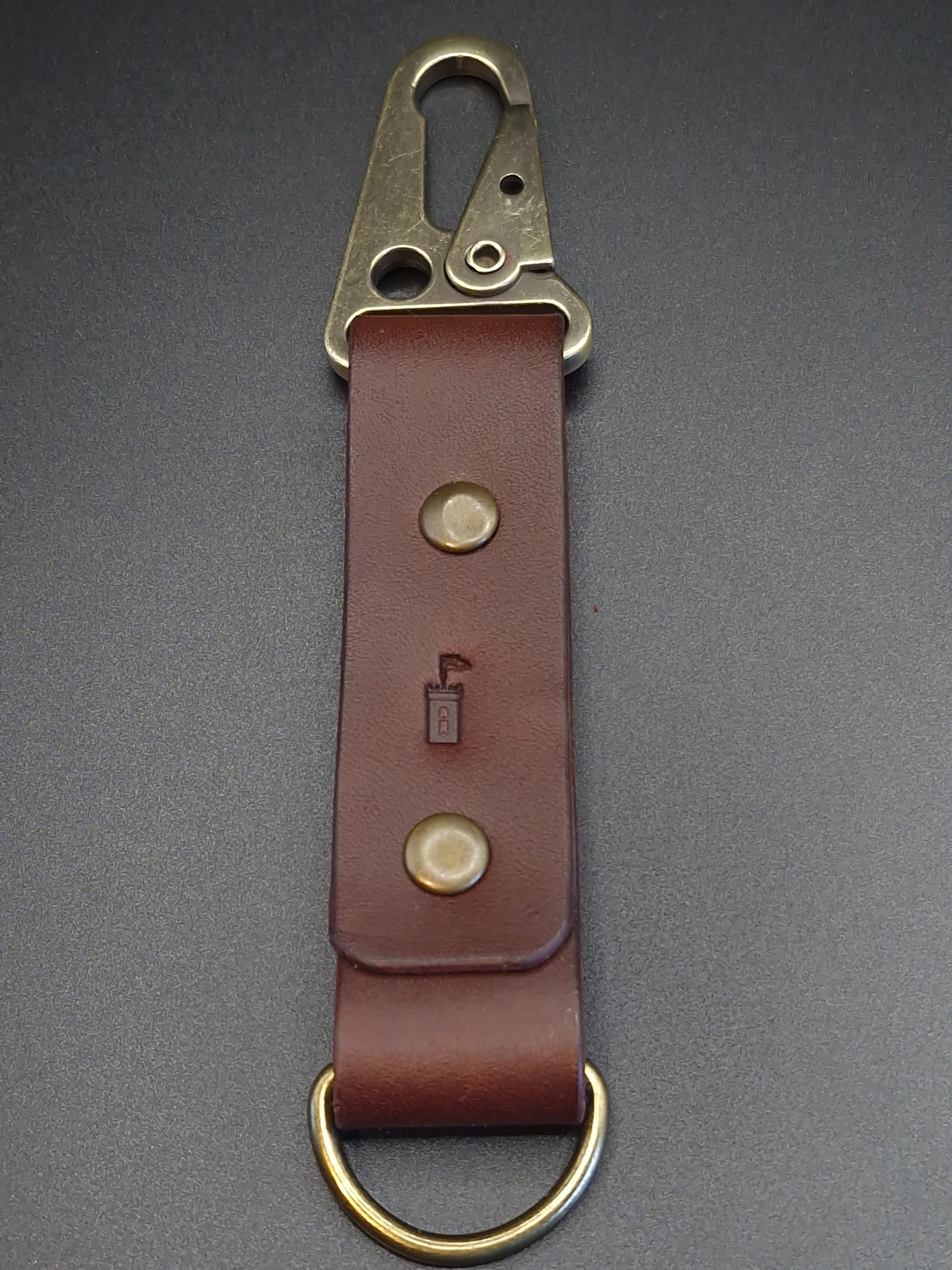 Carabiner Keychain – Castle Leather Goods